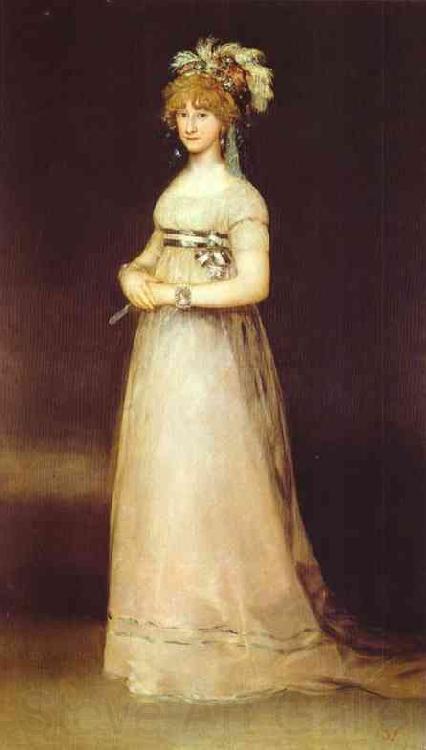 Francisco Jose de Goya Portrait of the Countess of Chinchon.